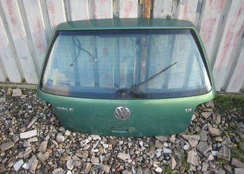 Klapa tylna kompletna Volkswagen Golf IV 97-03 hatchback zielona