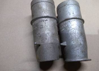 Wtyczka siłowa 380 V 400 V prl aluminiowa 32A 4 pinowa nowa