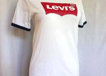 T-shrit biały r. S/M kolor Levis bawełna 100% Unisex NOWY