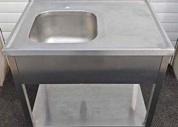 Zlew gastronomiczny nierdzewny 90x63 komora 40x40