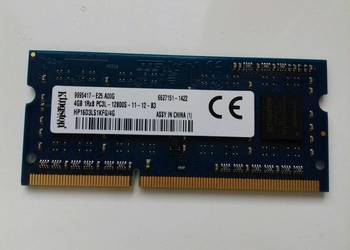 Kingston DDR3 4GB, PC3L-12800S, SODIMM, 1,35V, 1600MHz, laptopowy, HP16D3LS