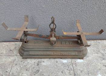 Nieocechowana waga domowa stara szalkowa francuska 5kg