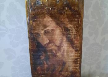 Ikona na starej desce.