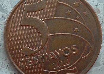 BRAZYLIA-5 CENTAVOS-2010 r