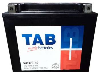 Akumulator motocyklowy TAB YTX20-BS (MYTX20-BS) 12V 18Ah 240