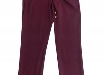 Spodnie Novum cygaretki rozmiar 38 - bordo ciemne