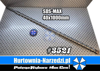 Wiertło krzyżowe SDS-Max 40x1000mm JOBIprofi wiertło do betonu 40mm długie