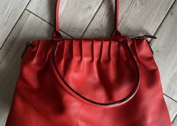 Nowa czerwona torebka pojemna nieużywana