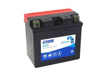 Akumulator motocyklowy EXIDE ETZ7-BS YTZ7-BS 12V 6Ah 100A EN