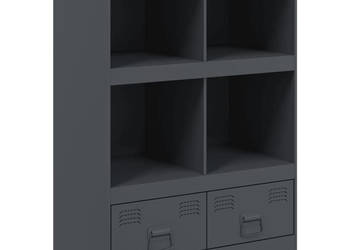 Szafka antracytowa 67x39x95 cm stal WM-841801