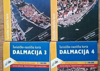 Chorwacja Dalmacja 1-4 mapy 1:100 000