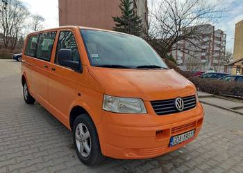 Long VW T5 r2007. poj 1.9tdi 9osob-3 rzędy siedzeń. opłaty do końca roku