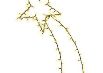 vidaXL Świąteczne lampki spadająca gwiazda sylwetka（SKU:4019605）