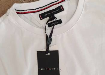 Longsleeve Tommy Hilfiger - najwyższa jakość, biały rozmiar XL