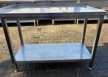 Stół Gastronomiczny Z Półką - 118/60/85 cm - K.1437 N