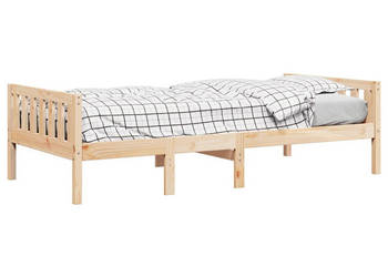 Łóżko dziecięce bez materaca lite drewno sosnowe 90x190 cm WM-855030