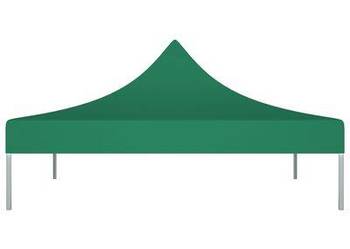 vidaXL Dach do namiotu imprezowego, 2 x 2 m, zielony, 270 g/m²(sku315341)