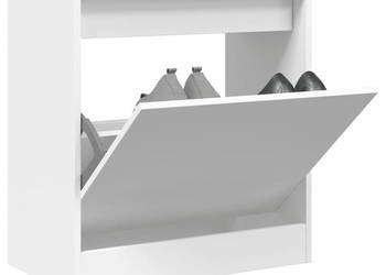 Szafka na buty biała 60x34x635 cm materiał drewnopochodny WM-839938