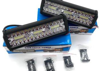 2 x 180W lampy robocze halogen Led 12/24V Nowe