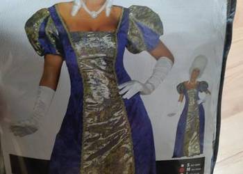 Strój dla dorosłych, Barokowy Markiza, niebieski, rozmiar M