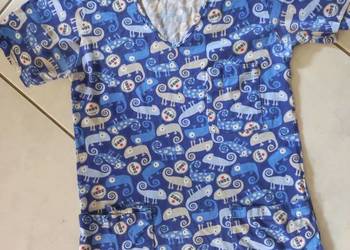 zone cameleon bluza medyczna lekarska stomatologiczna bawełniana z kieszeni