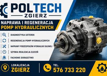 Naprawa i regeneracja siłowników, pomp, rozdzielaczy hydraulicznych