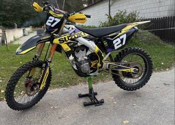 Cross Suzuki Rmz 450 2014 wtrysk HGS akcesoryjne piasty