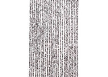 Zasłona przeciwko owadom brązowo-beżowa 118x220 cm szenil WM-315131