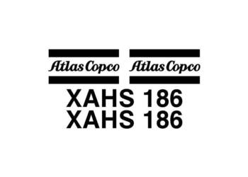 Naklejki naklejka oklejenie ATLAS COPCO XAHS 186 Zamiennik