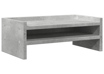 Podstawka pod monitor szarość betonu 42x24x16 cm WM-854718