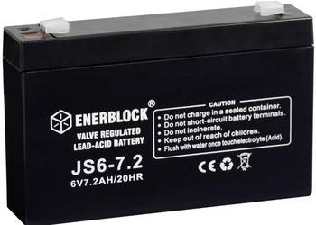 Akumulator 6V 7.2Ah ENERBLOCK AGM JS6-7.2