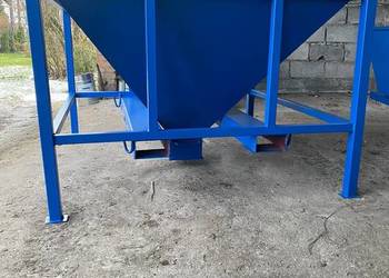 Kosz zasypowy do big bag, bufor, paczkarka 1 m3