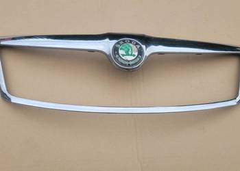 SKODA OCTAVIA II LIFT 08-  CHROM GRILL ATRAPA PRZOD 1Z0853661A / 4100