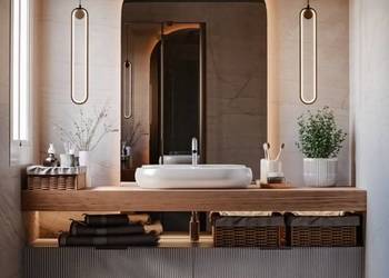 Lustro OVALIS DUO LED owalne dekoracyjne 2-częściowe bez ramy