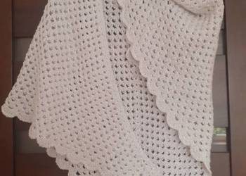 chusta narzuta szydełkowa ażurowa