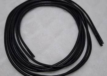 Sznurówki 101cm, okrągłe woskowane 2mm, czarne, Officine Creative
