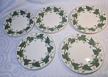 Komplet 5 oryginalnych talerzy Wedgwood "Napoleon Ivy"1965 r