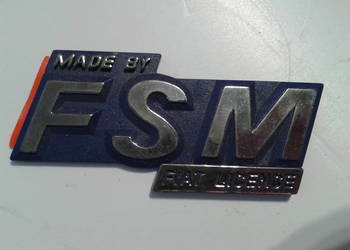 Emblemat Fiat 126p.na tylną klapę nowy