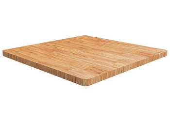 Kwadratowy blat do stolika jasnobrązowy 90x90x4 cm dębowy WM-343063