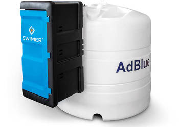 Zbiornik PEHD na AdBlue 2500L z dystrybutorem w szafie
