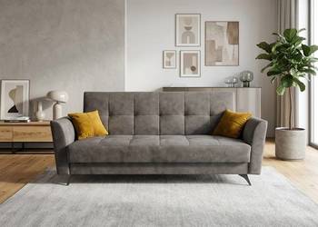 Wersalka Madis Szara, Funkcja Spania, Dostawa 0zł!