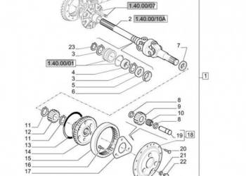 New Holland T6010 Koło zębate 5151440