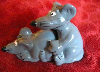 Sól i pieprz - Myszy - 7,5 x 3,5 x 5 cm Solniczka i pieprzniczka Uli Stein