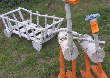 Wykonam ozdoby ogrodowe z drzewa