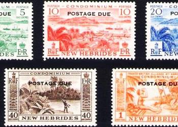 NOWE HEBRYDY 1957 MNH**- kompletna seria.Gratis wysyłka!