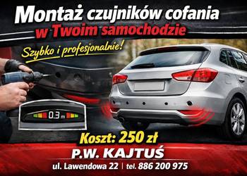 Czujniki cofania MONTAŻ + Czujniki Tył
