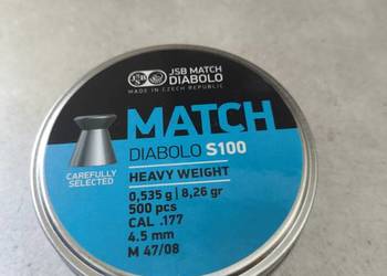 Śrut JSB MATCH DIABOLO S 100
