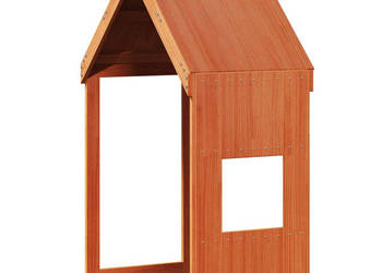 Daszek do łóżka dziecięcego woskowy brąz 55x84x132 cm sosna WM-846896