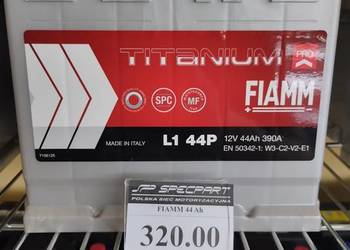 Akumulator FIAMM TITANIUM PRO 12V 44Ah 420A P+ Szczecin W. Kadłubka 39