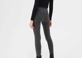 sinsay 0593B-85J Jeansy skinny mid waist rozmiar 32 XXS